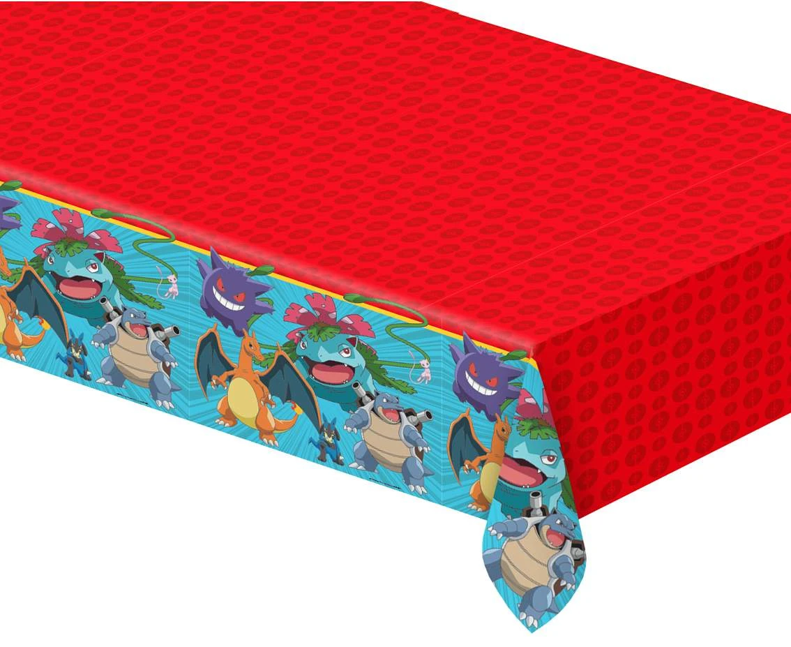 Plastic tablecloth Pokemon, 1 pc